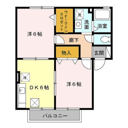 メゾンベールの物件間取画像